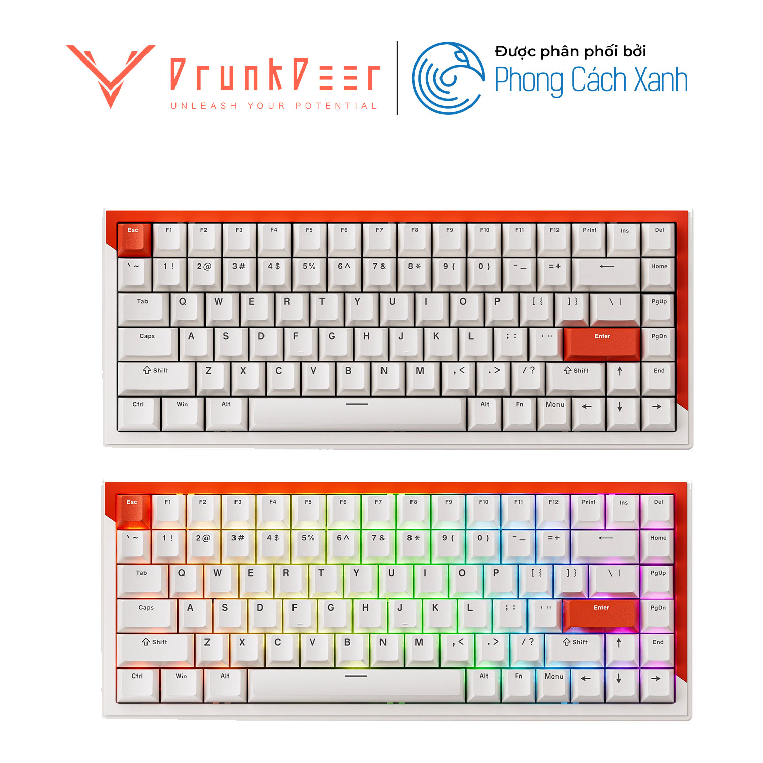 Bàn phím từ HE DrunkDeer G75 | Magnetic Switch - Rapid Trigger - Hàng Chính Hãng