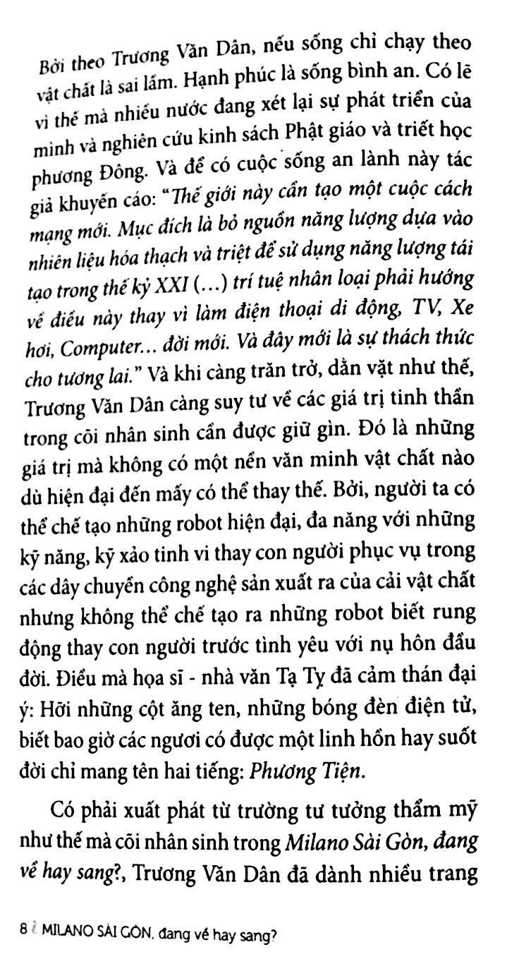 Milano Sài Gòn Đang Về Hay Sang?