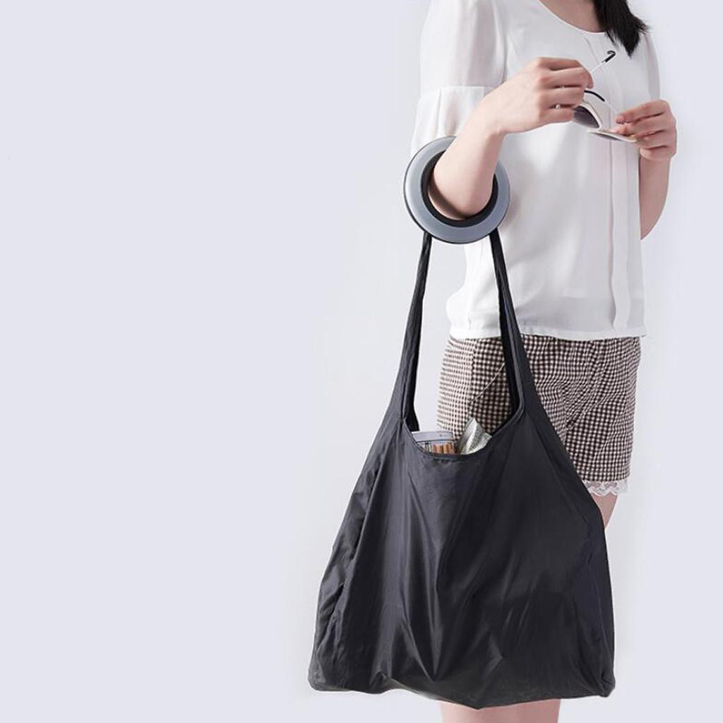 Reusable Grocery fashion spiral portable shopping bag storage box