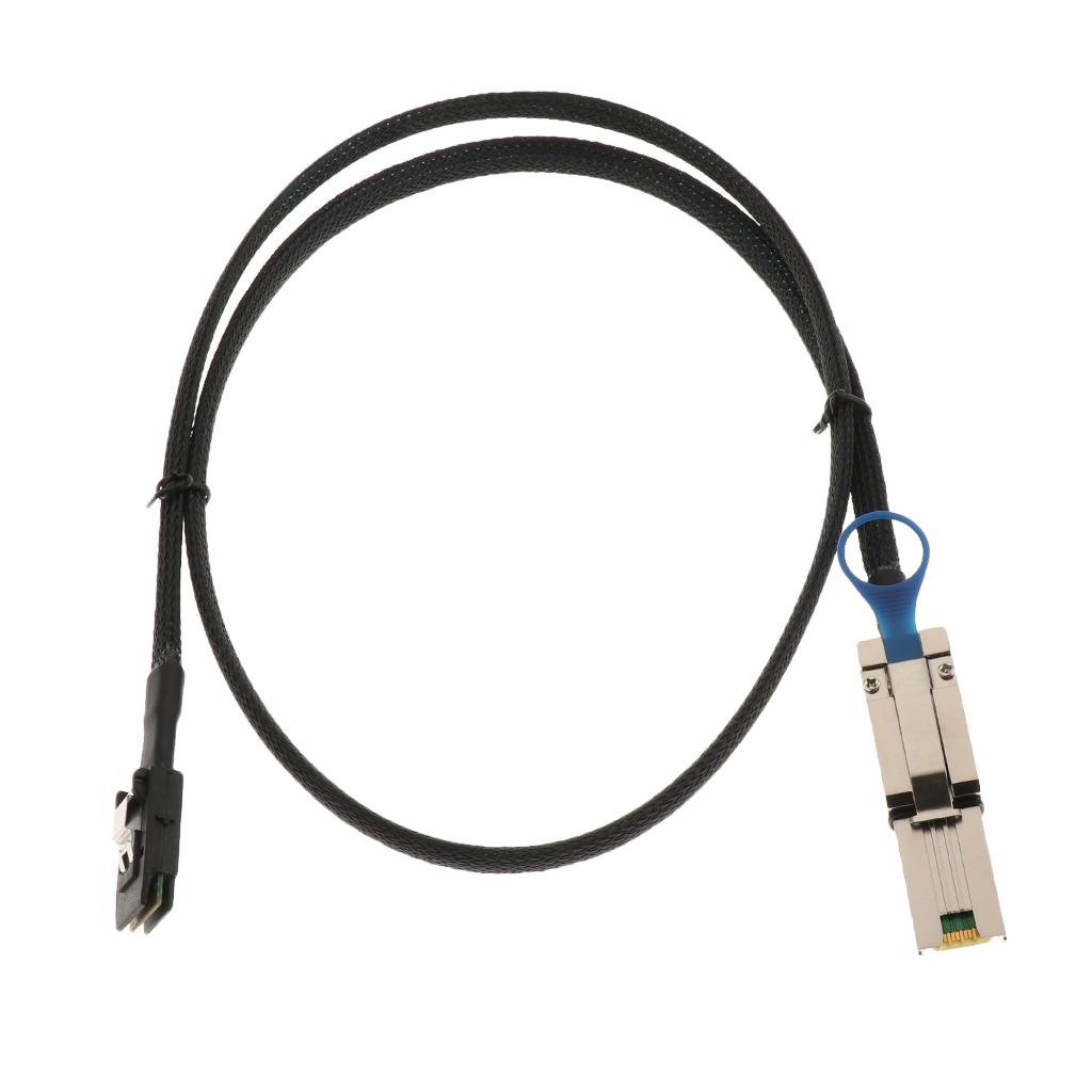 External Mini SAS SFF-8088 Male to Internal Mini SAS SFF-8087 Male Adapter Converter Cable
