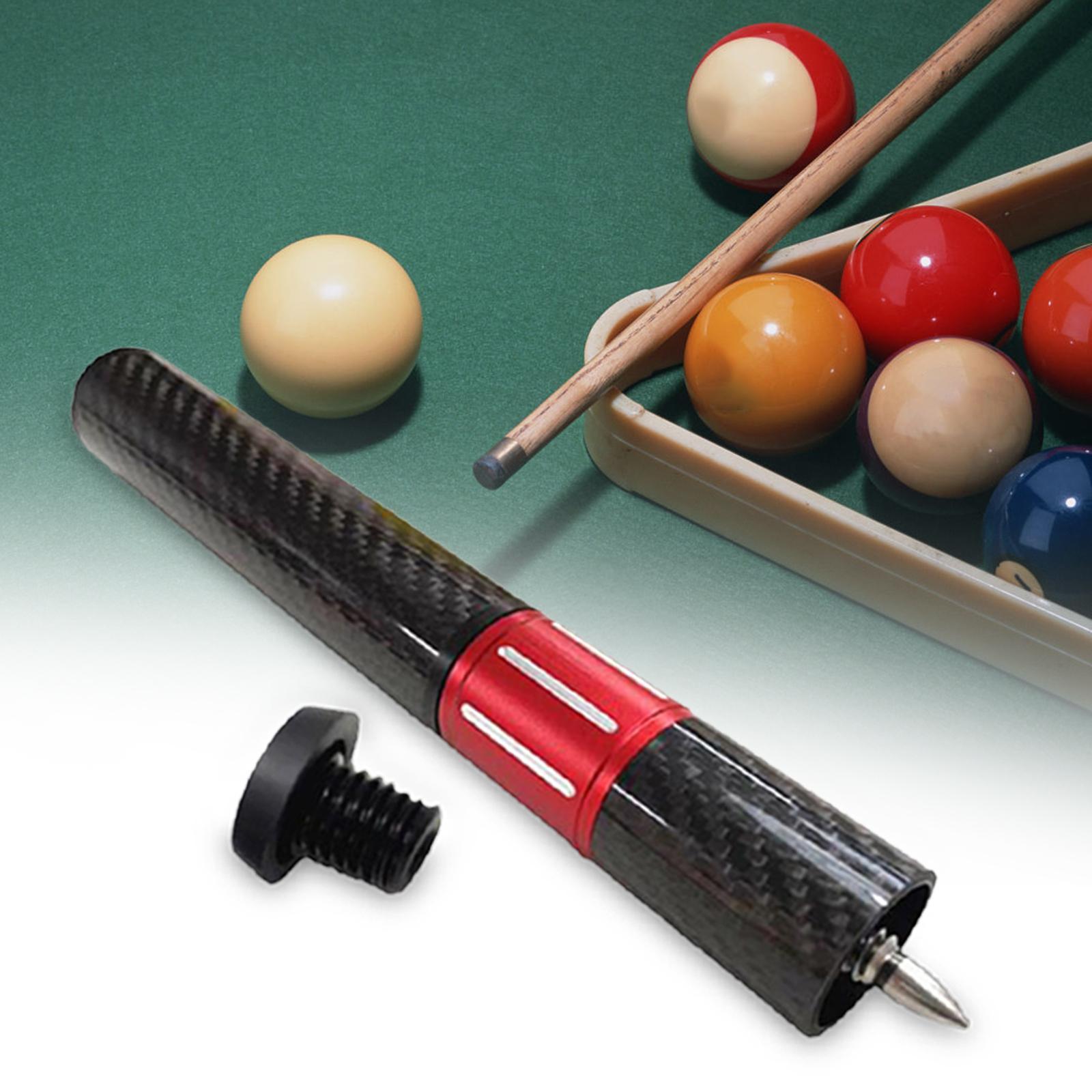 Billiards Pool Cue Extension with End Cap Billiards Accessories Billiard Connect Shaft Snooker Cue Cue End Extended for Lovers Billiard Cues