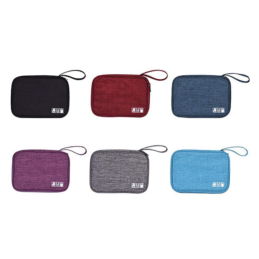 Portable Electronic Cable Organizer Bags USB Charger Storage Cases