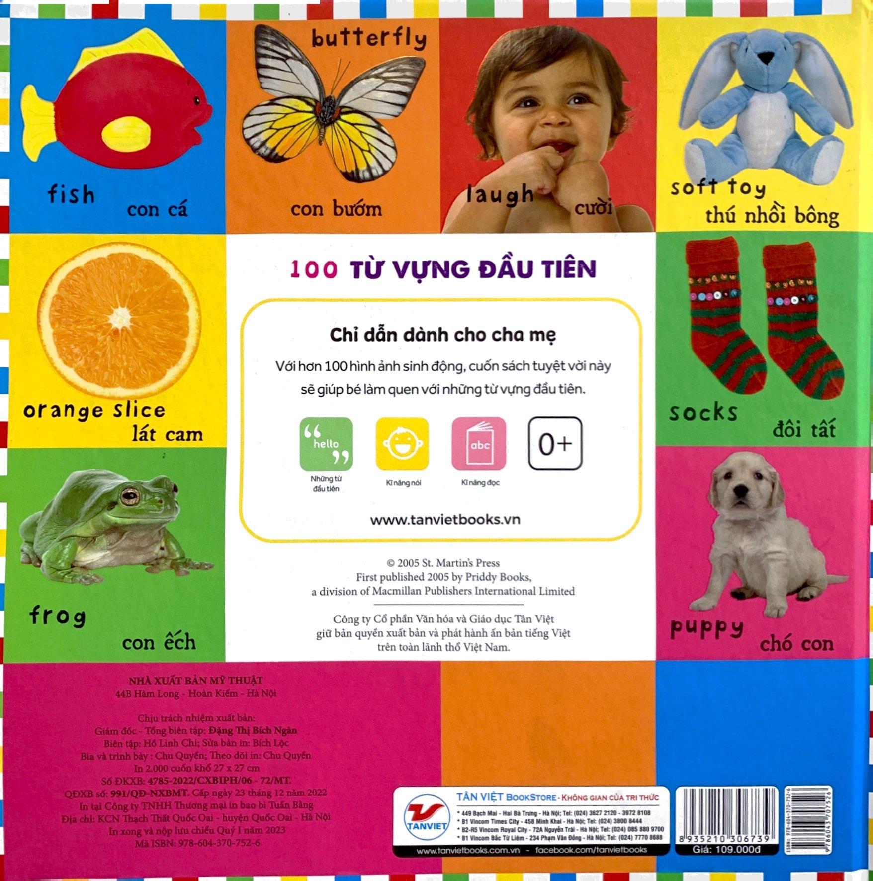 Từ Vựng Đầu Đời Của Bé - 100 Từ Vựng Đầu Tiên