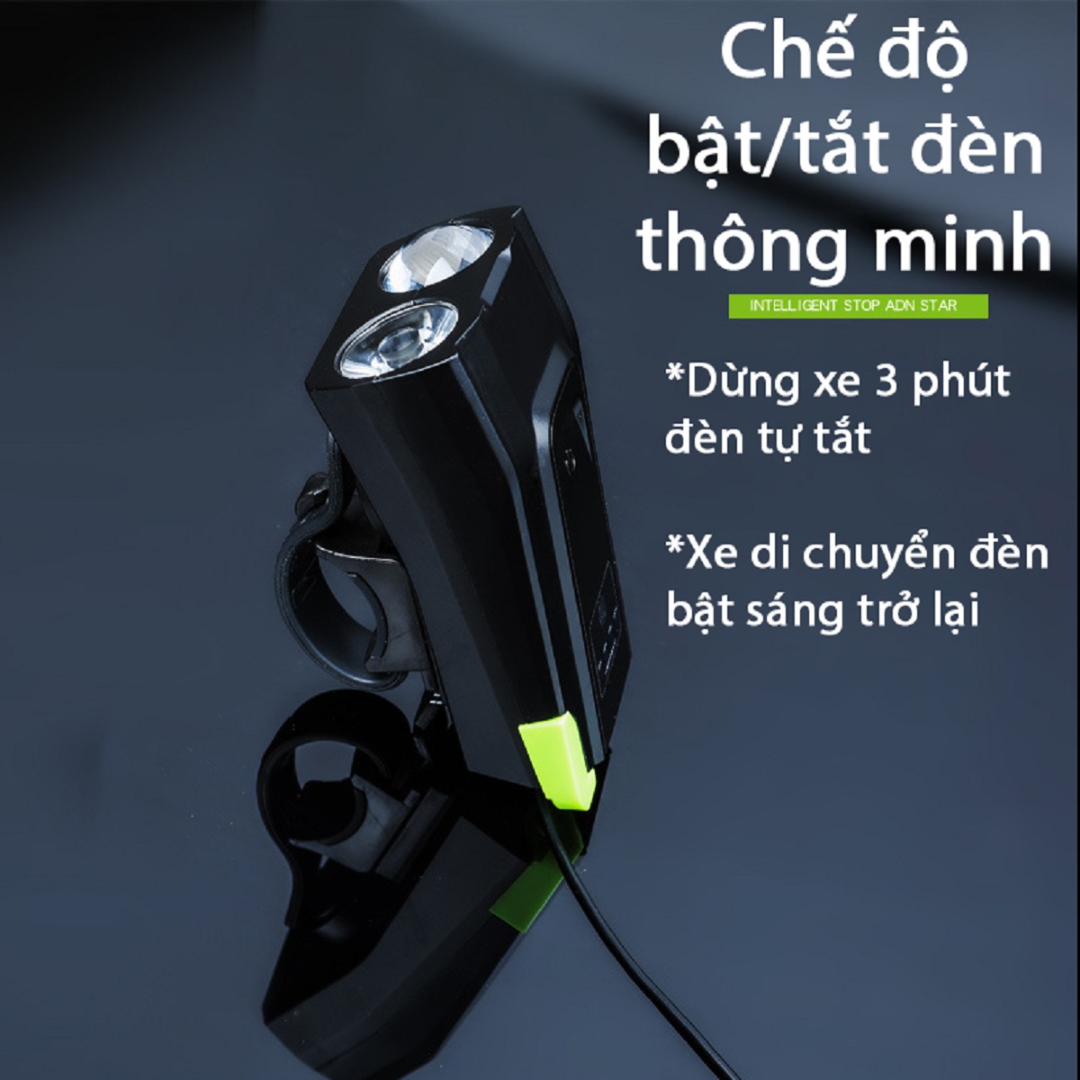 Đèn Pha Xe Đạp Kết Hợp Còi CRON-X JEANS | Đèn 2 LED Cree T6 Siêu Sáng 800 Lumens, Thiết Kế Chống Nước | Còi Kêu Vang 140 dB | Pin Sạc USB Tiện Lợi Dung Lượng 4000 mah | Chế Độ Đèn Tự Điều Chỉnh Ảnh Sáng Thông Minh | Thời Gian Sáng Tối Đa 20 Giờ