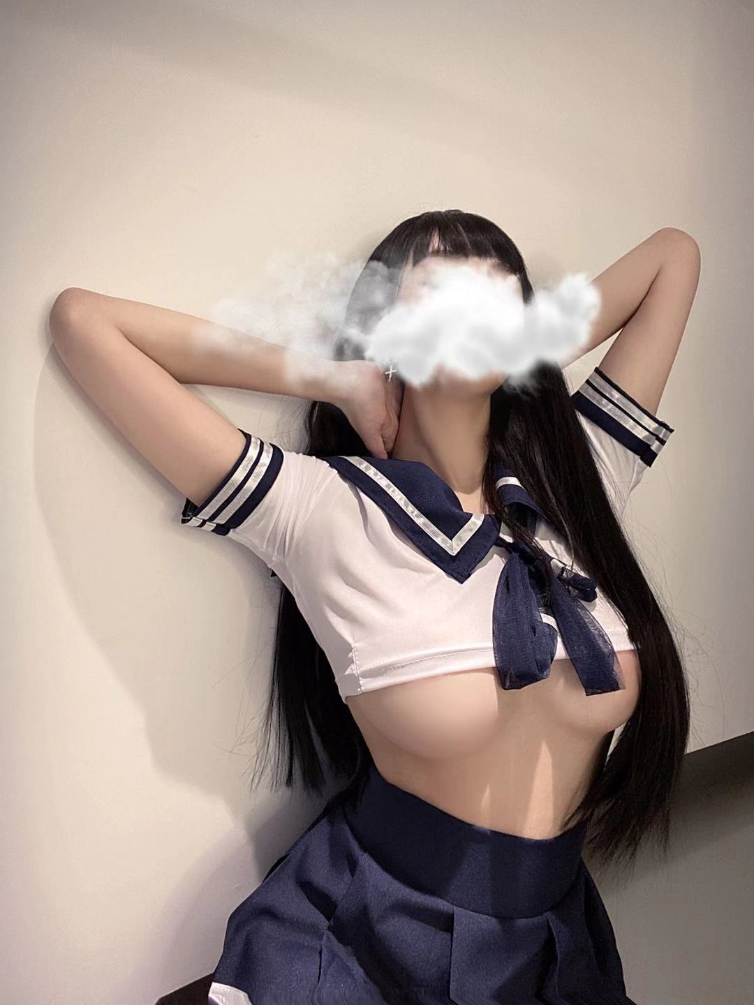 Váy ngủ Cosplay nữ sinh ngoan ngoãn hiền lành