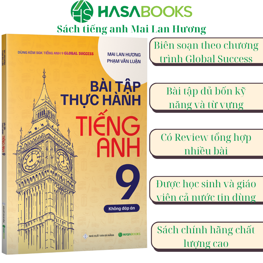 Bài Tập Thực Hành Tiếng Anh 9 Global Success (Không Đáp Án) - Mai Lan Hương