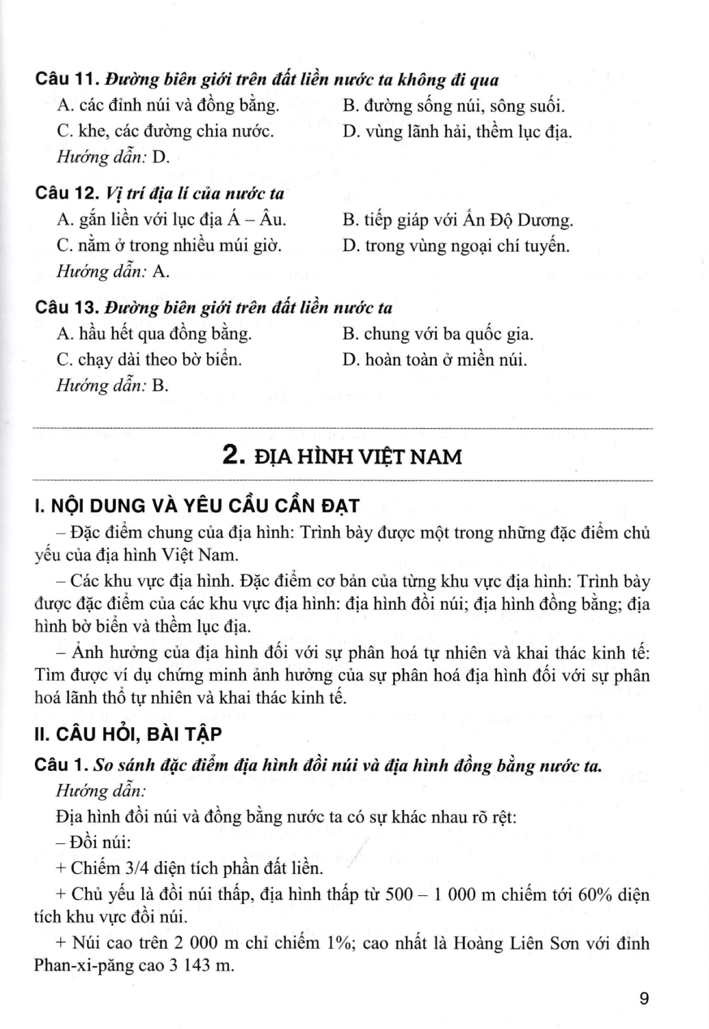 Câu Hỏi Và Bài Tập Bồi Dưỡng Học Sinh Giỏi Địa Lí 8 (Dùng Chung Cho Các Bộ SGK Hiện Hành) (HA)