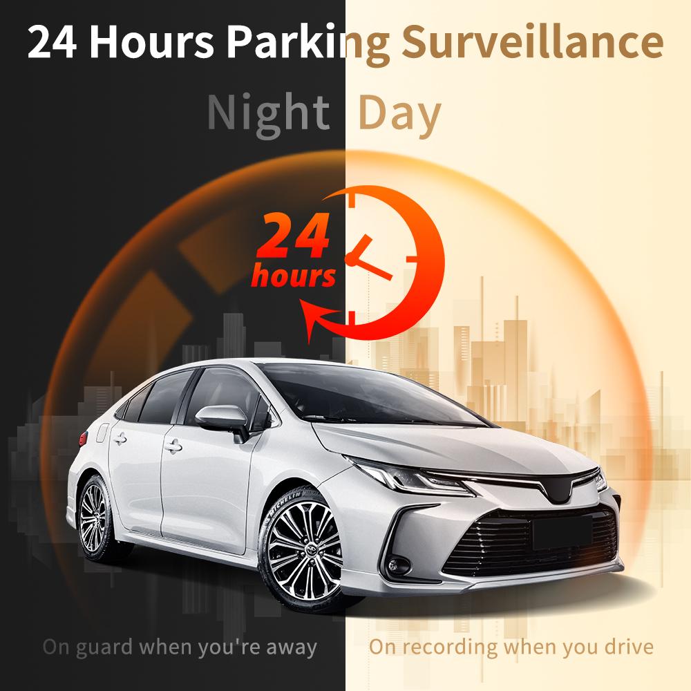 Thieye 1080p Dash Cam HD Video Recorder 3.0 inch Hỗ trợ cam phía sau máy ảnh xe hơi xe hơi DVR 24H Đỗ xe tự động ghi màu tên: Carbox6