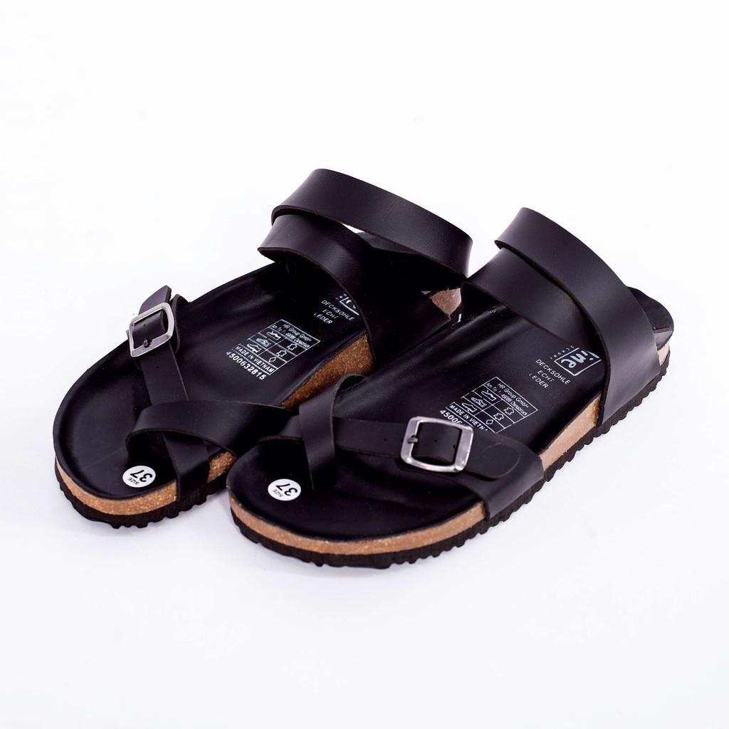 SANDAL UNISEX xỏ ngón quấn cổ chân chất liệu da tổng hợp mã PU16