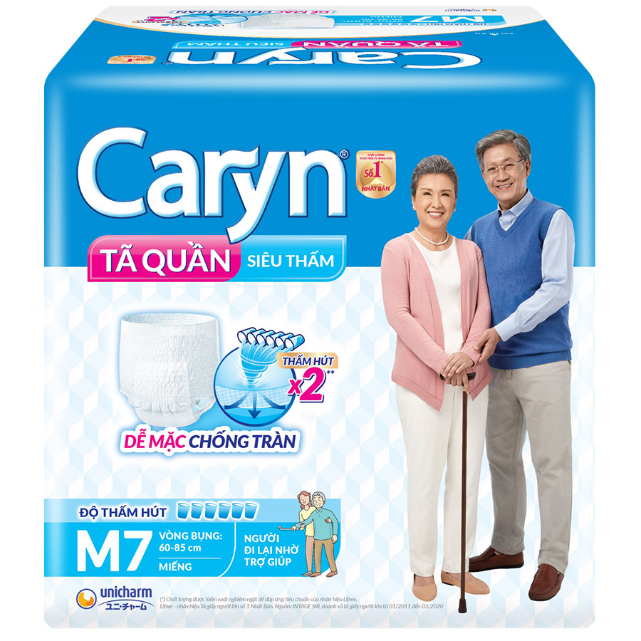 Tã Quần Caryn Siêu Thấm M7 (7 Miếng)