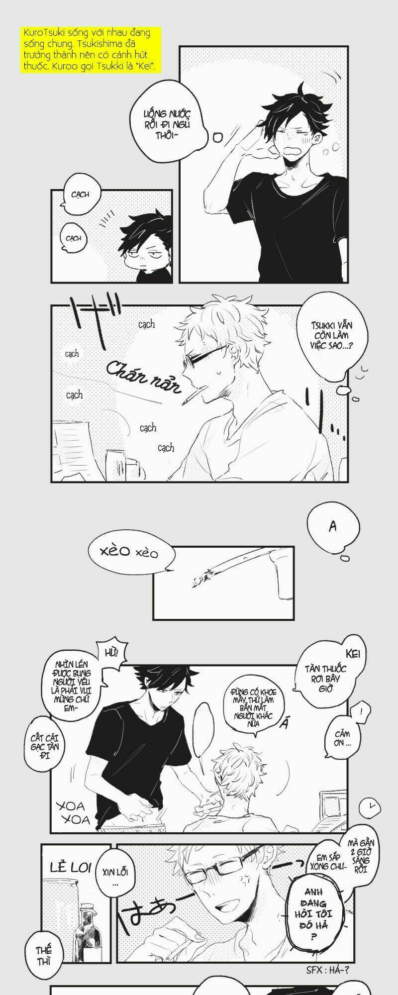 bóng chuyền nảy lửa - kurotsuki dj chapter 19 1