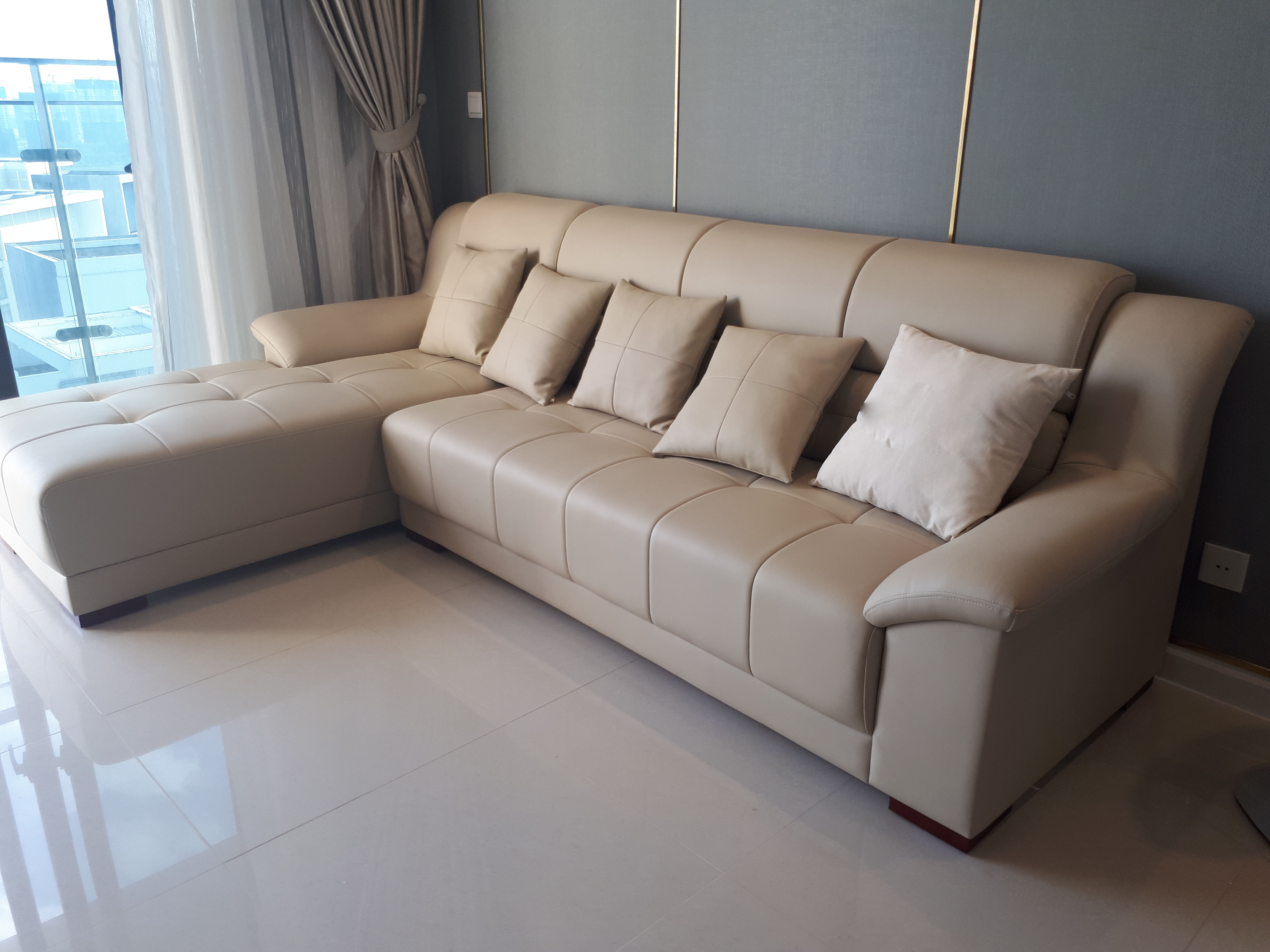 Ghế Sofa Cao Cấp Phòng Khách Hiện Đại - Salon Góc L Đẹp