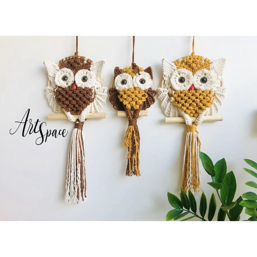 Con Cú Macrame , Gia Đình Cú Macrame