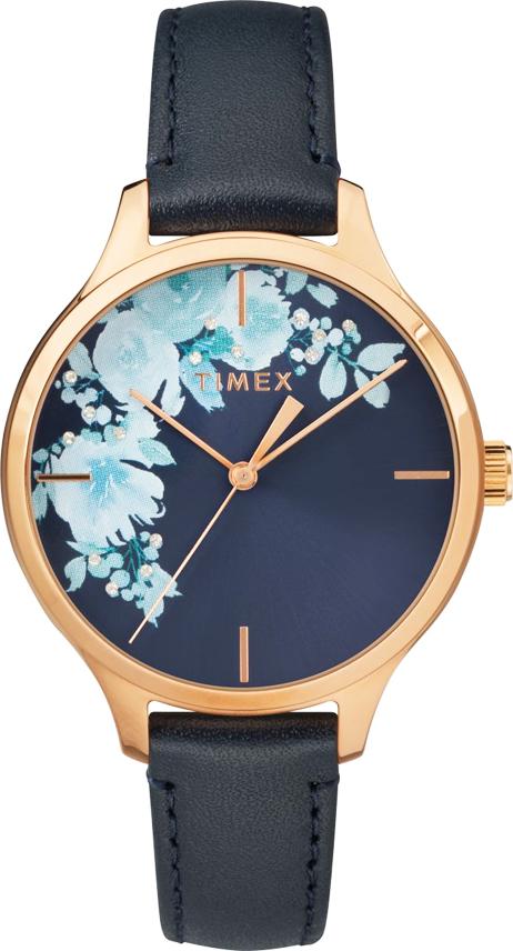 Đồng Hồ Nữ Dây Da Timex Crystal Bloom 36mm - TW2R66700