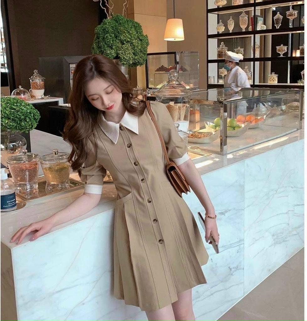 ĐẦM SOMI PHỐI MÀU XINH 10640