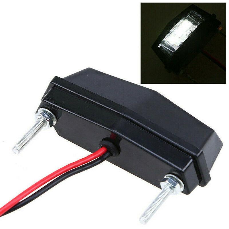 Number   White 3 LED 12V Light Rear Tail Lamp for Motorcycle Motorbike