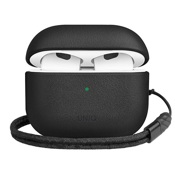 HÀNG CHÍNH HÃNG - Ốp dành cho Airpods UNIQ Terra Geniune Leather dành Cho Airpods 3 Chất Liệu Da Thật Cao Cấp Thiết Kế Thời Thượng