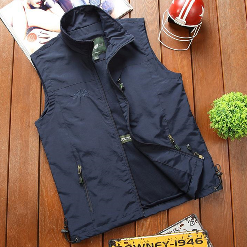 Áo gile nam ARM-920 màu đen