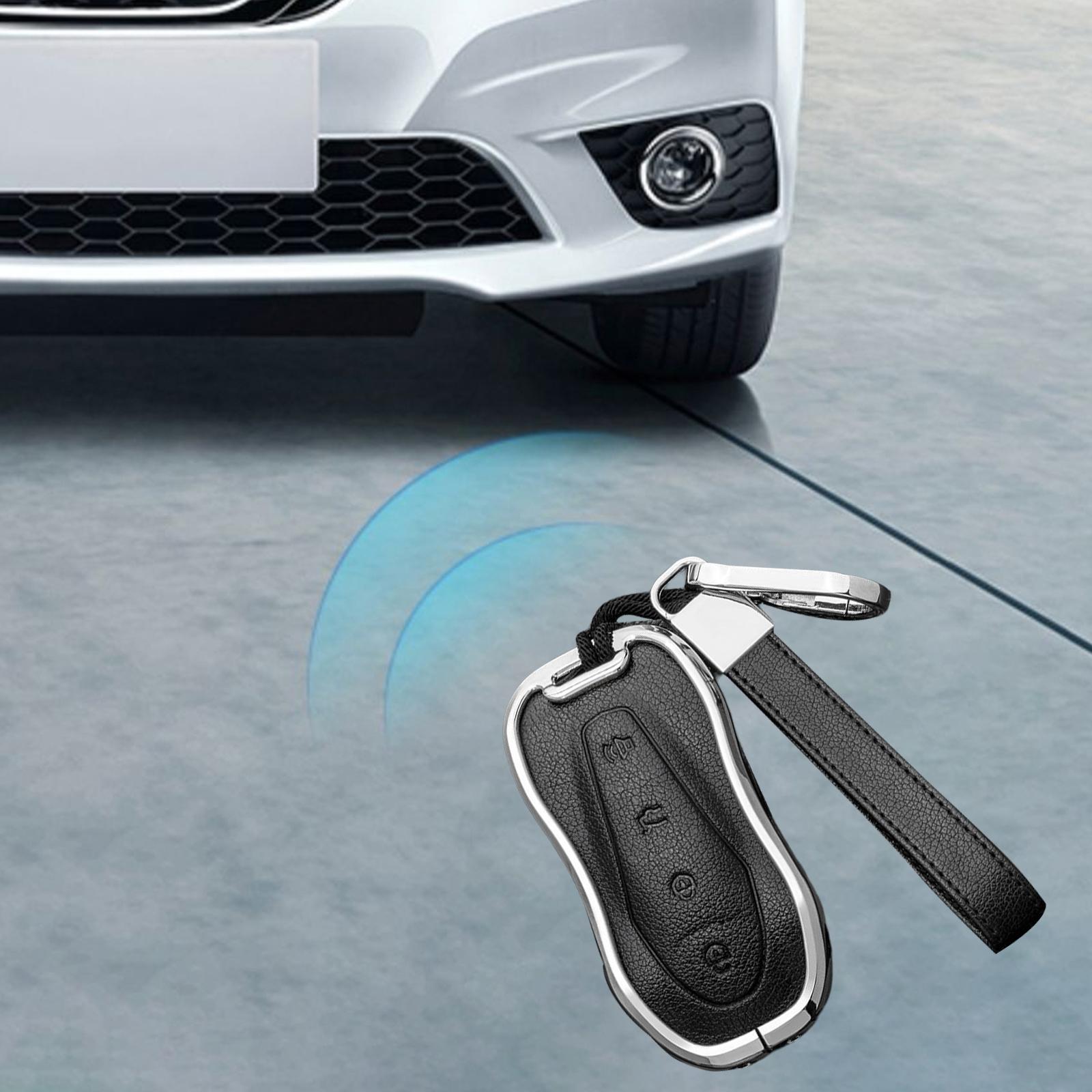 Key Fob Key Case Fashion Full Cover Remote Key Shell Case Soft Replacement