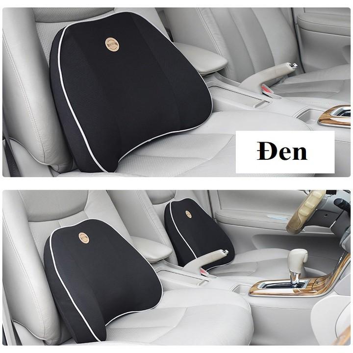 Gối tựa lưng ô tô chất liệu cao su non hoạt tính 100% cao cấp DC-TL01