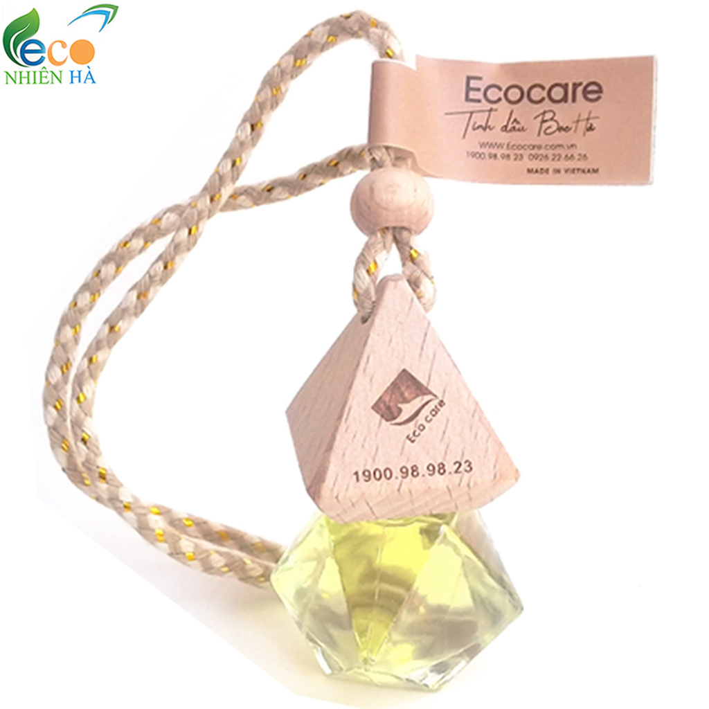 Tinh dầu thiên nhiên ECOCARE 7ml tinh dầu treo xe nguyên chất, khử mùi khử khuẩn, an toàn lành tính