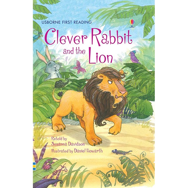 Sách tiếng Anh - Usborne Clever Rabbit and the Lion  CD