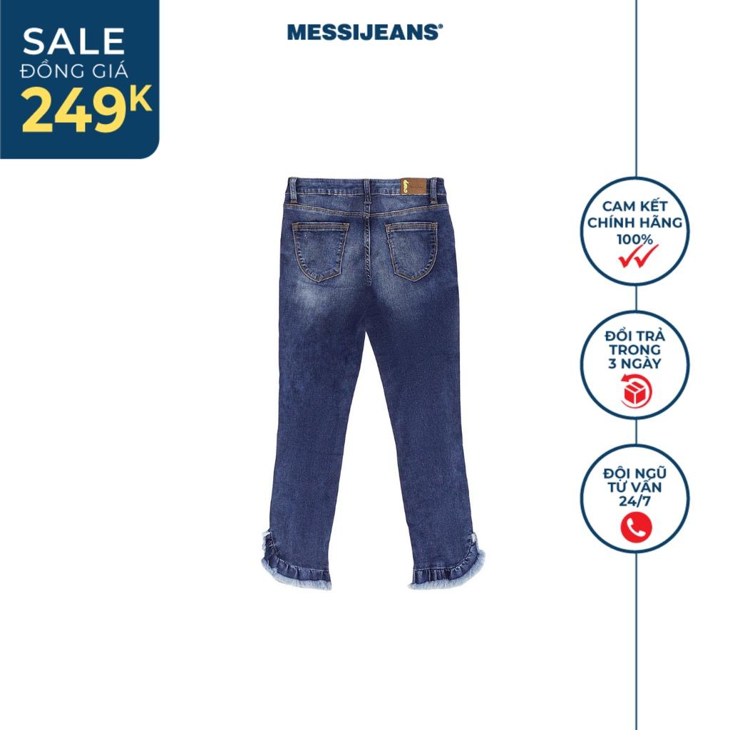 Quần jeans lửng nữ kiểu ống ôm MESSI SJW-746-18