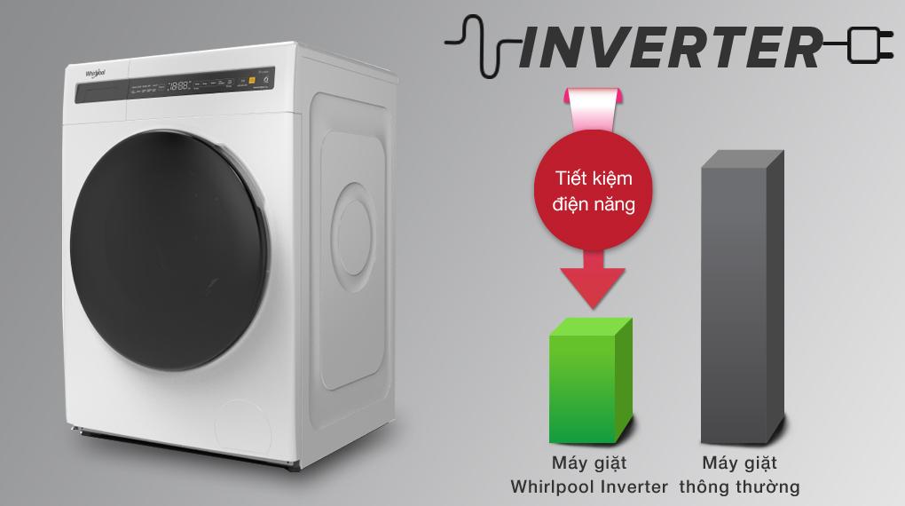 Máy giặt Whirlpool Inverter 9 kg FWEB9002FW - Hàng Chính Hãng - Giao HCM