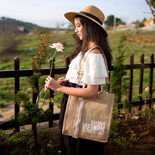 Túi vải đay Bonjour Vietnam VB-MH008 ver2