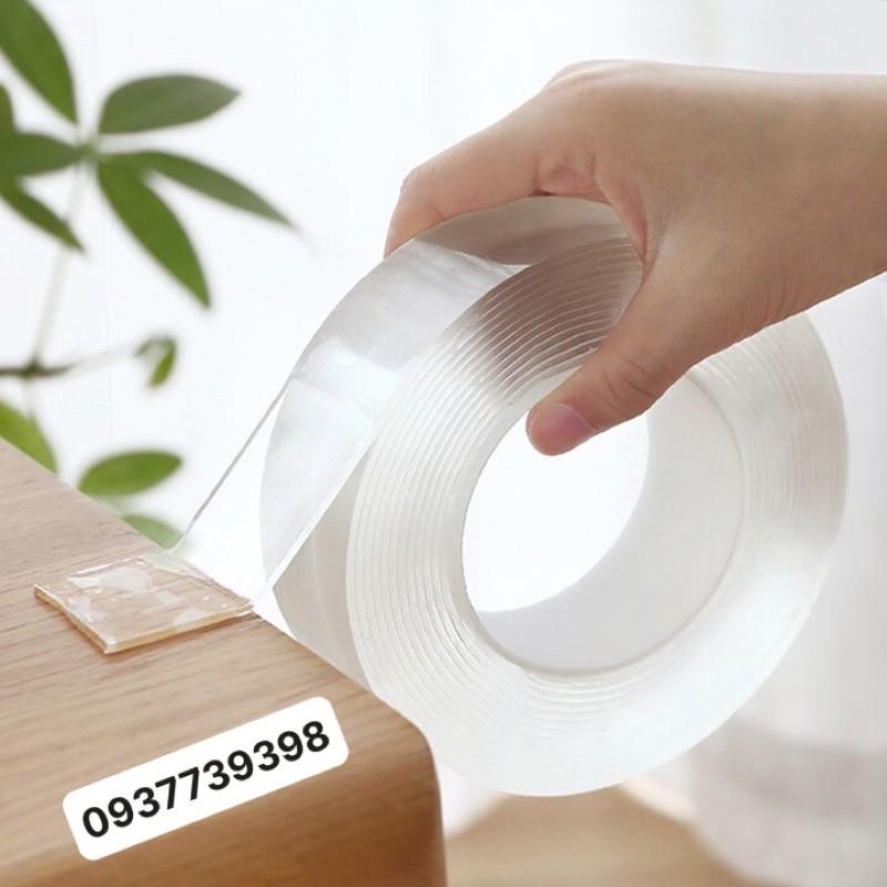 Băng keo siêu dính ma thuật 2 mặt trong suốt - Dán trên mọi bề mặt, mọi chất liệu