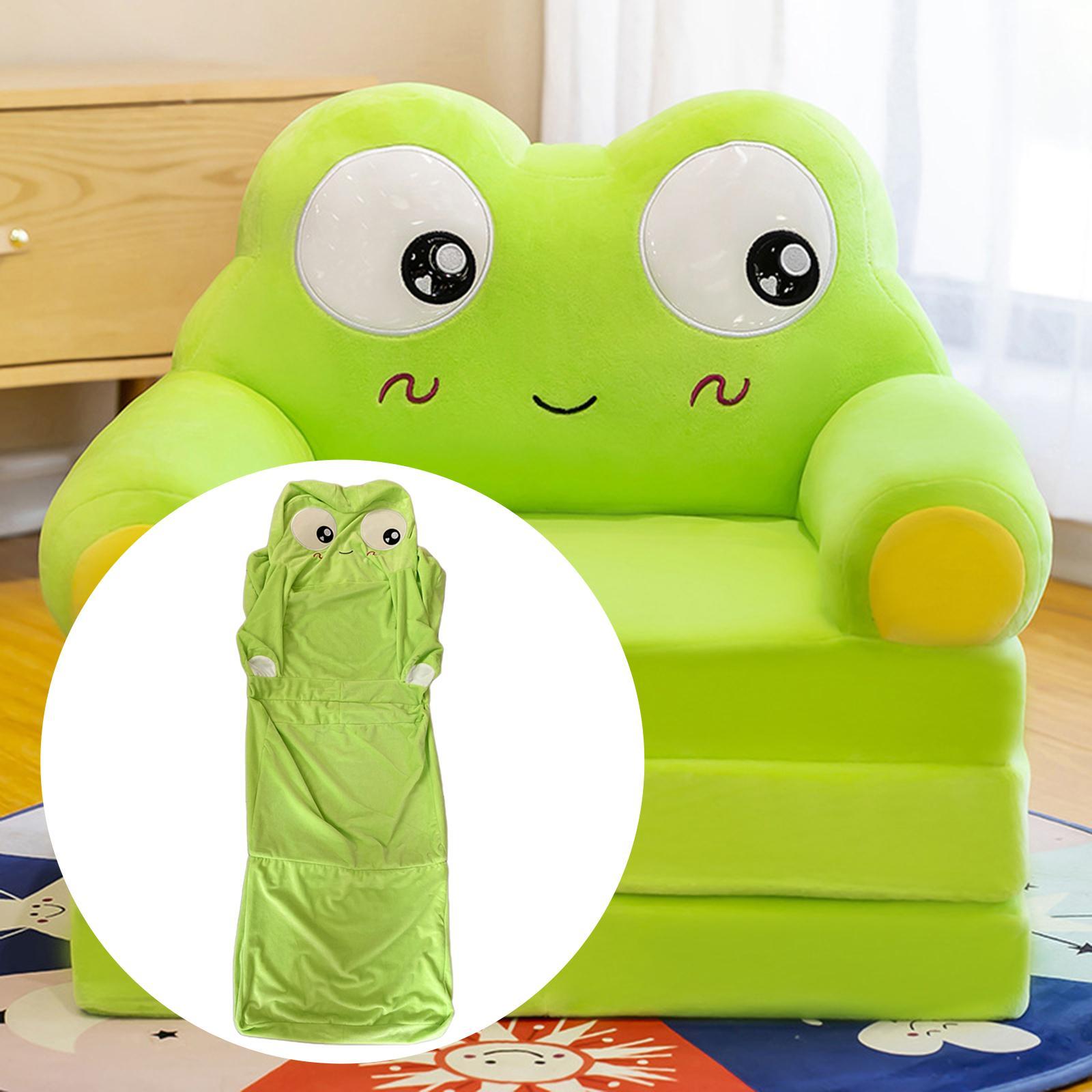2Pieces Kids Sofa Cover Protector Armchair Slipcover