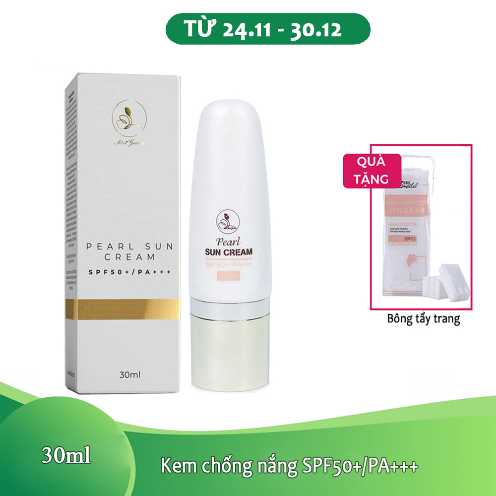 Kem Chống Nắng Pearl Sun Cream SPF 50 PA+++ Mini Garden