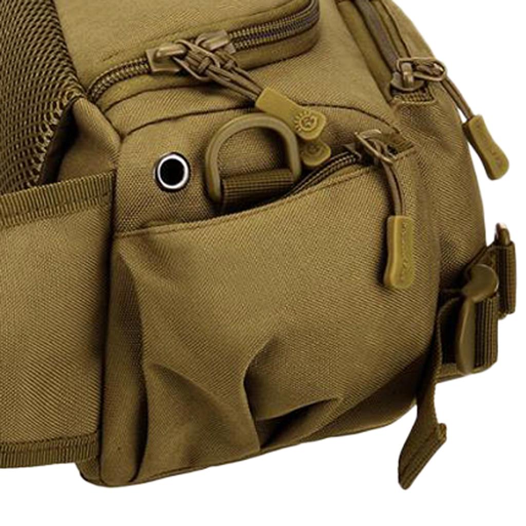 Outdoor Sports Camping Travel Fanny Pack Waist Bag Bum Pouch Coyote
