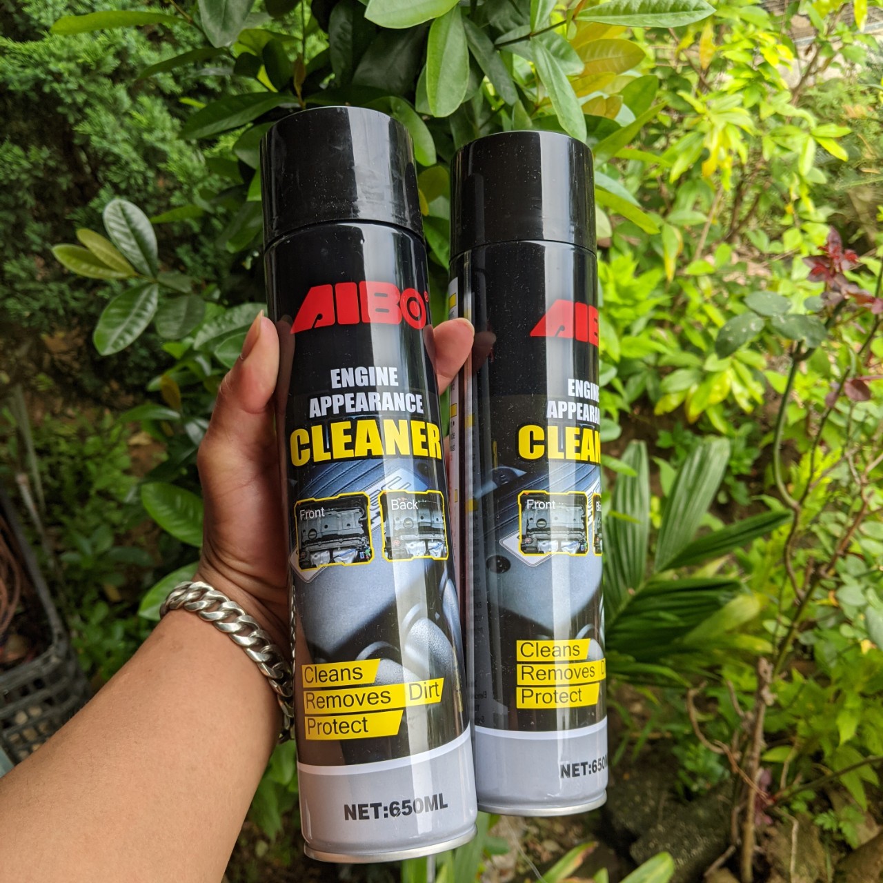 Chai tẩy rửa khoang máy ô tô AIBO vệ sinh tẩy sạch vết bám bẩn giúp động cơ sạch như mới