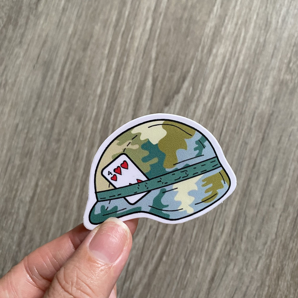 Sticker CAMO Rằn Ri Army- Dán Trang Trí - Chất Liệu PVC Cán Màng Chất Lượng Cao Chống Nước, Chống Nắng, Không Bong Tróc Phai Màu