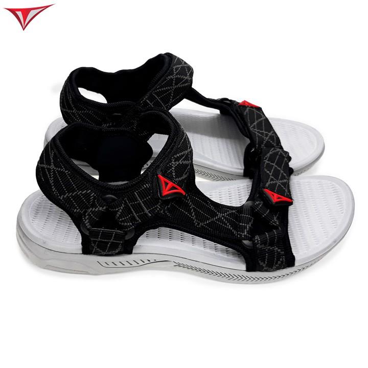 Giày Sandal Thời Trang Nam Việt Thủy Quai Chéo Đen - VT05