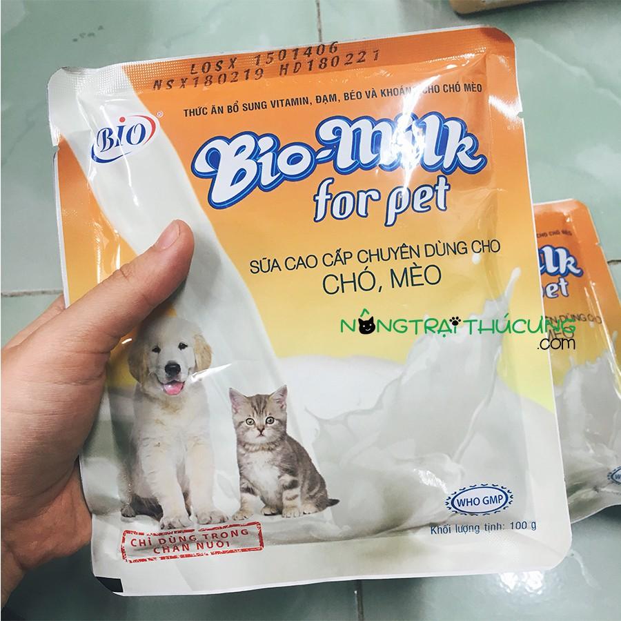 Sữa Bột Dinh Dưỡng Cho Chó Mèo Con - Bio Milk For Pet - Nông Trại Thú Cưng