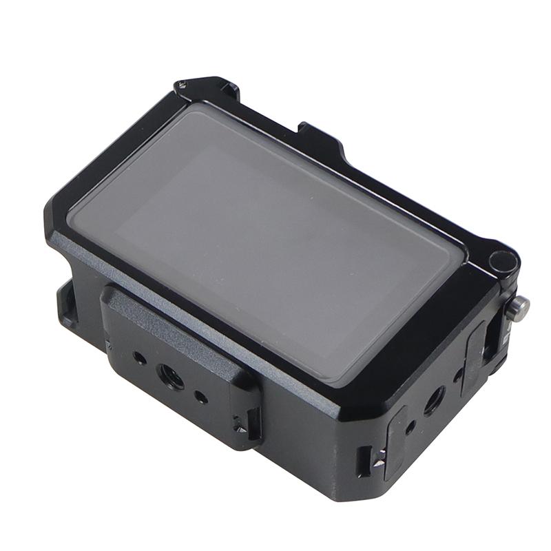 Nâng cấp Lồng kim loại Base Base từ tính cho DJI OSMO Hành động 3 Trường hợp khung bảo vệ mở rộng giày Cold Mount 1/4 "