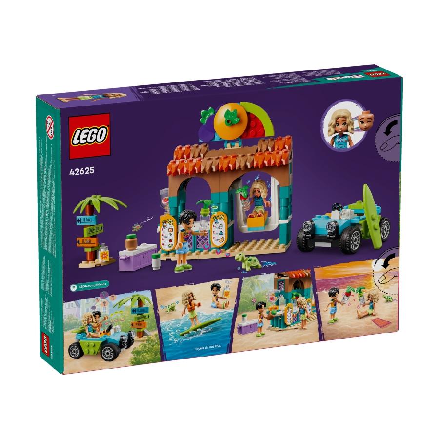 LEGO FRIENDS 42625 Đồ Chơi Lắp Ráp Quầy Sinh Tố Bãi Biển (213 chi tiết)