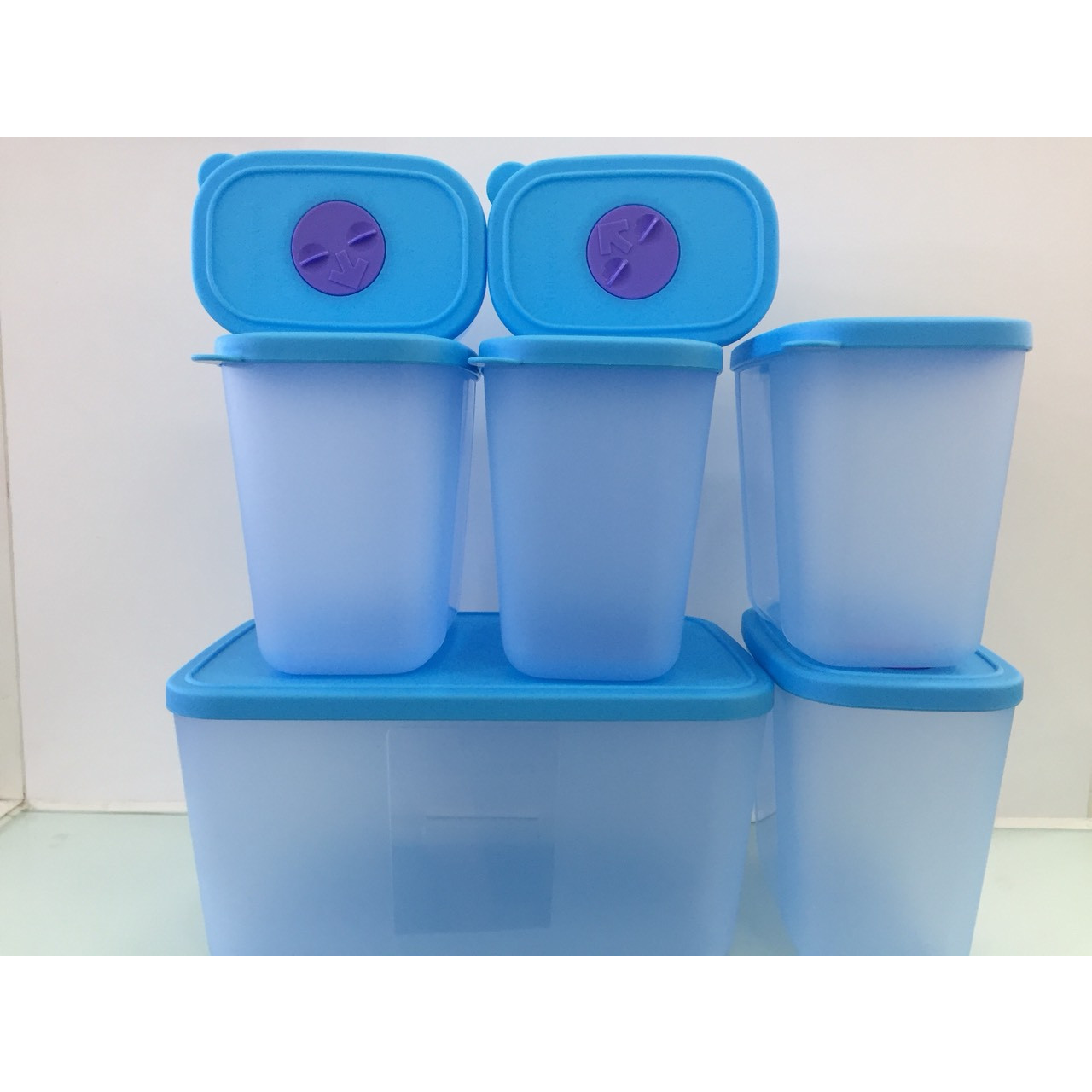 Bộ 7 hộp trữ đông thực phẩm có đồng hồ Tupperware