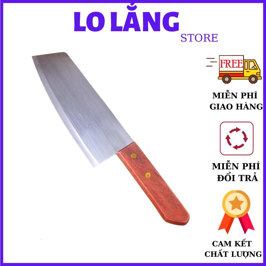 Dao bếp cán gỗ inox dài 30cm cao cấp kiểu dáng đẹp mắt, độ sắc và độ bền cao