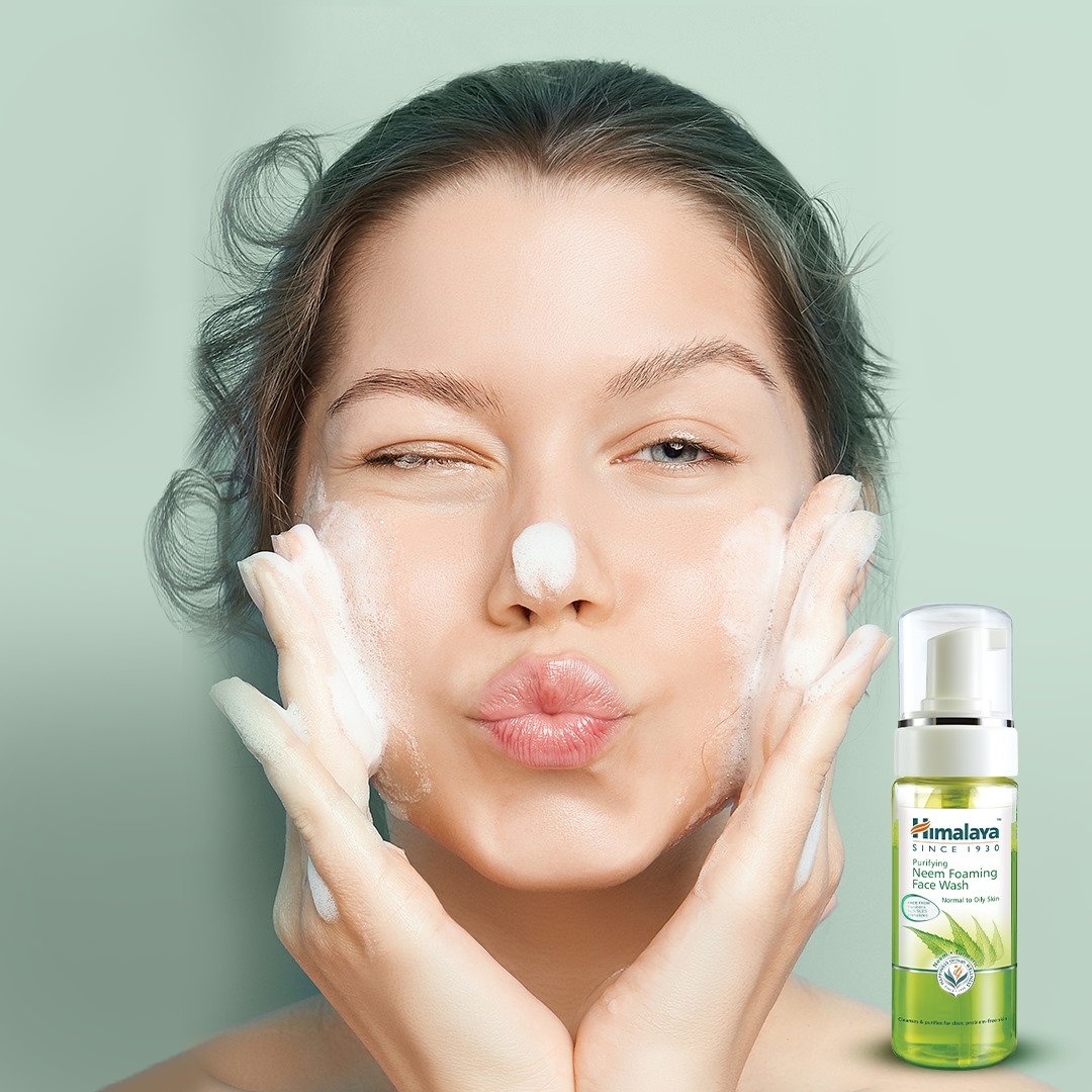 Sữa Rửa Mặt Tạo Bọt Neem Ngừa Mụn Trứng Cá Himalaya Herbals