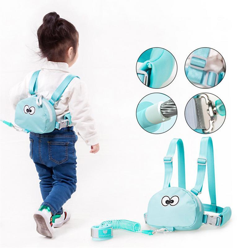 Bé Dây Đi Bộ Dây Dắt Trẻ Chống Lạc Cổ Tay Liên Kết An Toàn Lực Kéo Dây Ba Lô Cho Du Lịch Ngoài Trời Cho Bé Trai Gái
