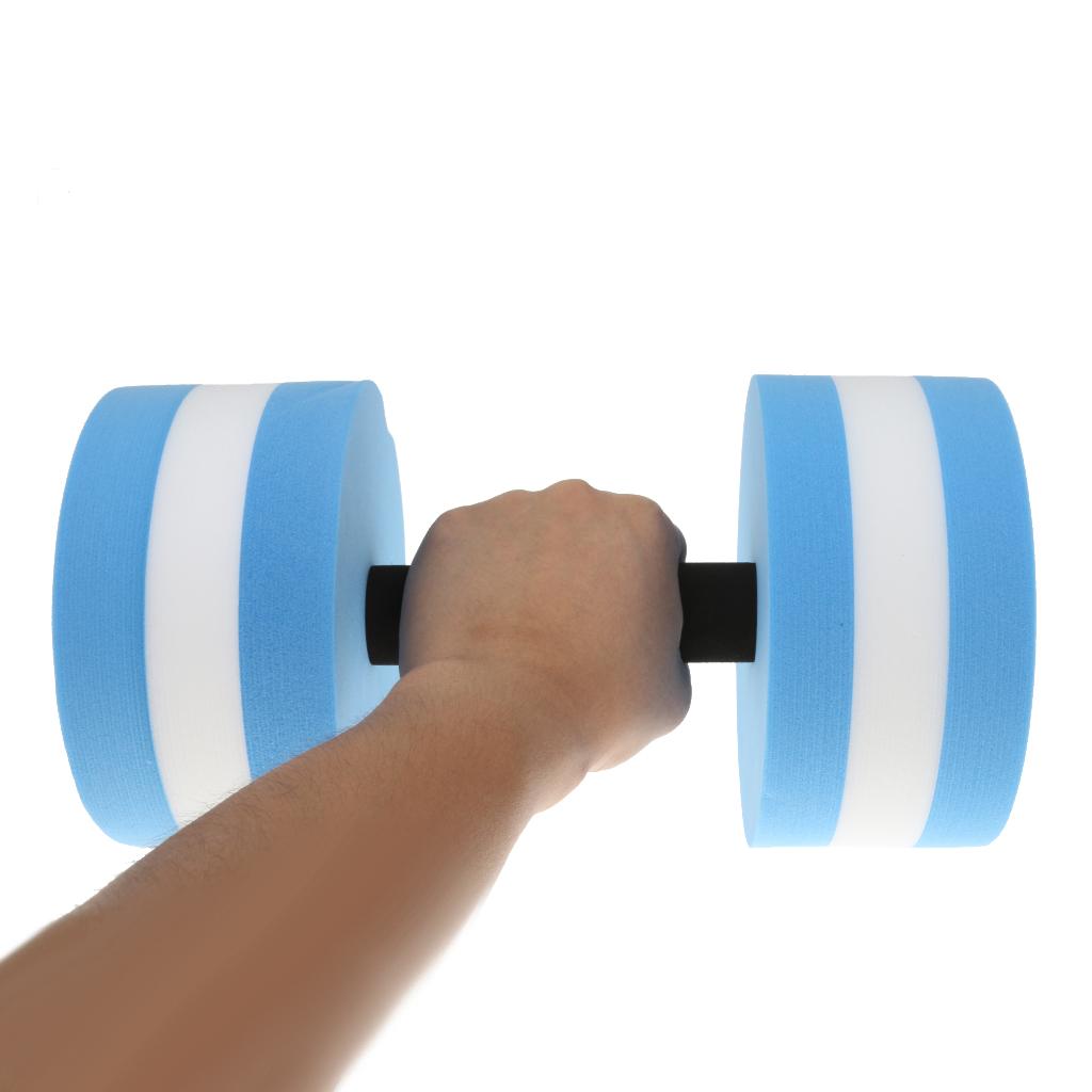 2x Water Aerobics Dumbbell Aquatic Barbell Fitness Pool Exercise