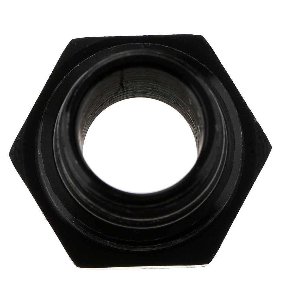 Black Auto Car Oil Filter Threaded Adapter 5/8-24 to 3/4-16 13/16-16 3/4NPT