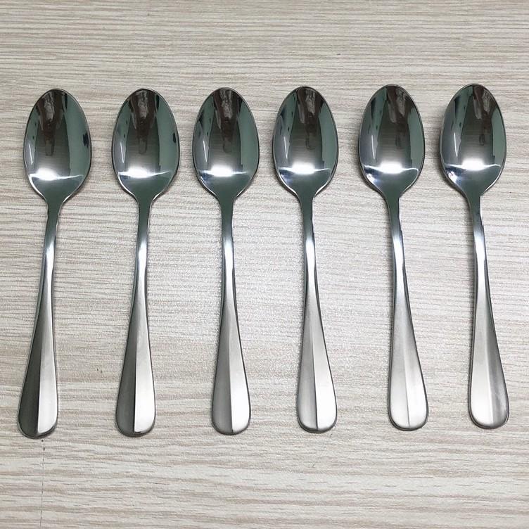 Muỗng cafe nhỏ - Thép không gỉ Inox cao cấp, kiểu dáng Mocha dài 11cm