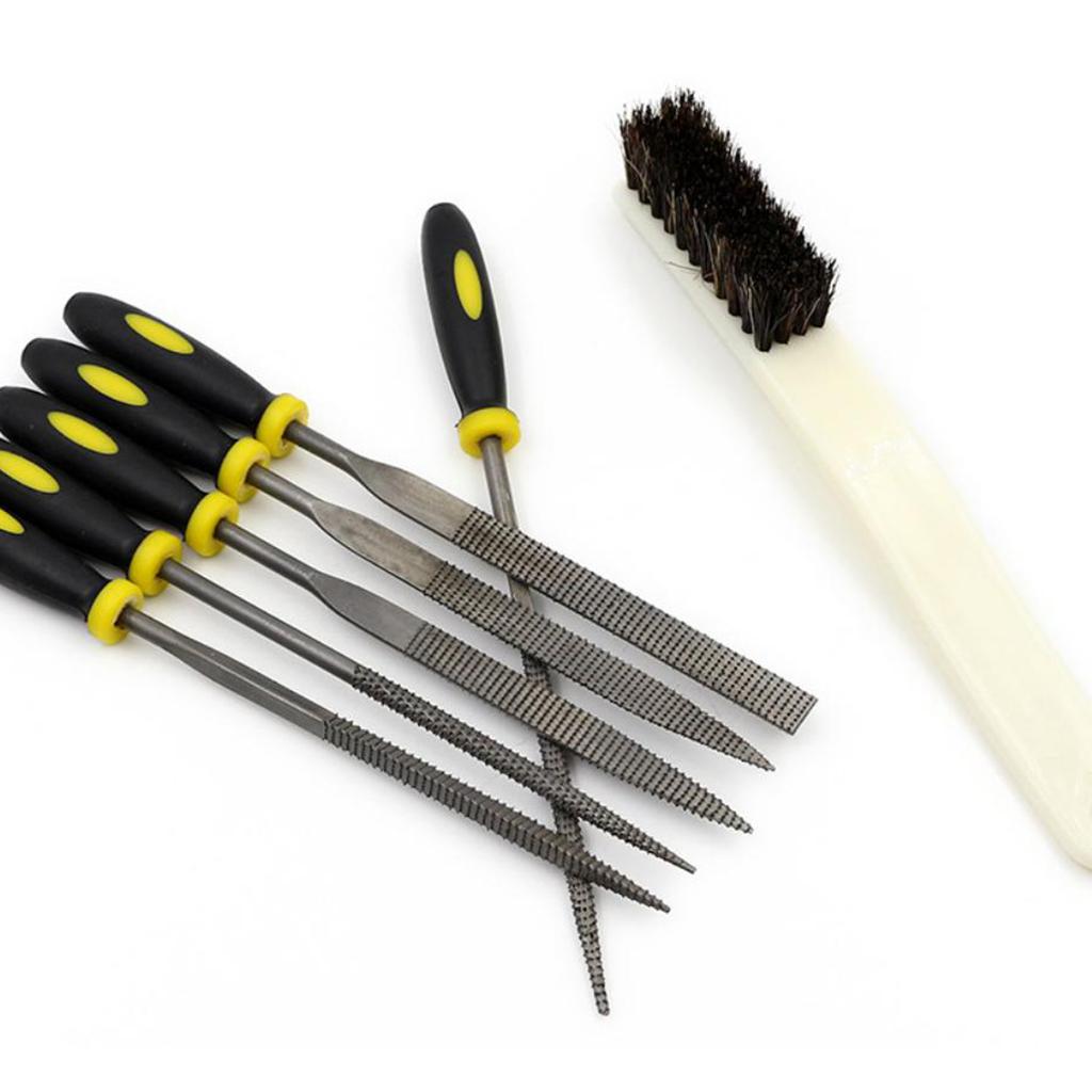 15Pcs Mini Assorted Wood Rasp Set Steel Needle Files Trimming File With Brush And Clear Parts Box In Storage Zipper Case DIY Woodworking Tools