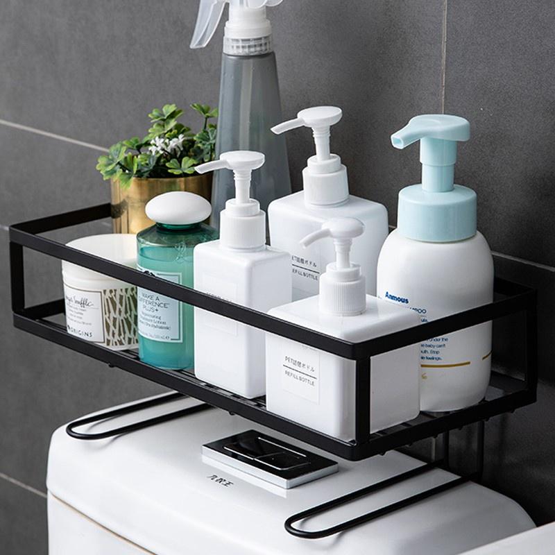 Kệ Sắt Đặt Bồn Vệ Sinh Để Đồ Dùng Gọn Gàng Tiện Lợi