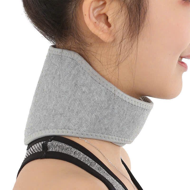 Băng cổ đá tự nóng hỗ trợ trị liệu đau mỏi cổ A009 kiêm khăn cổ bảo vệ chống lạnh 2 trong 1