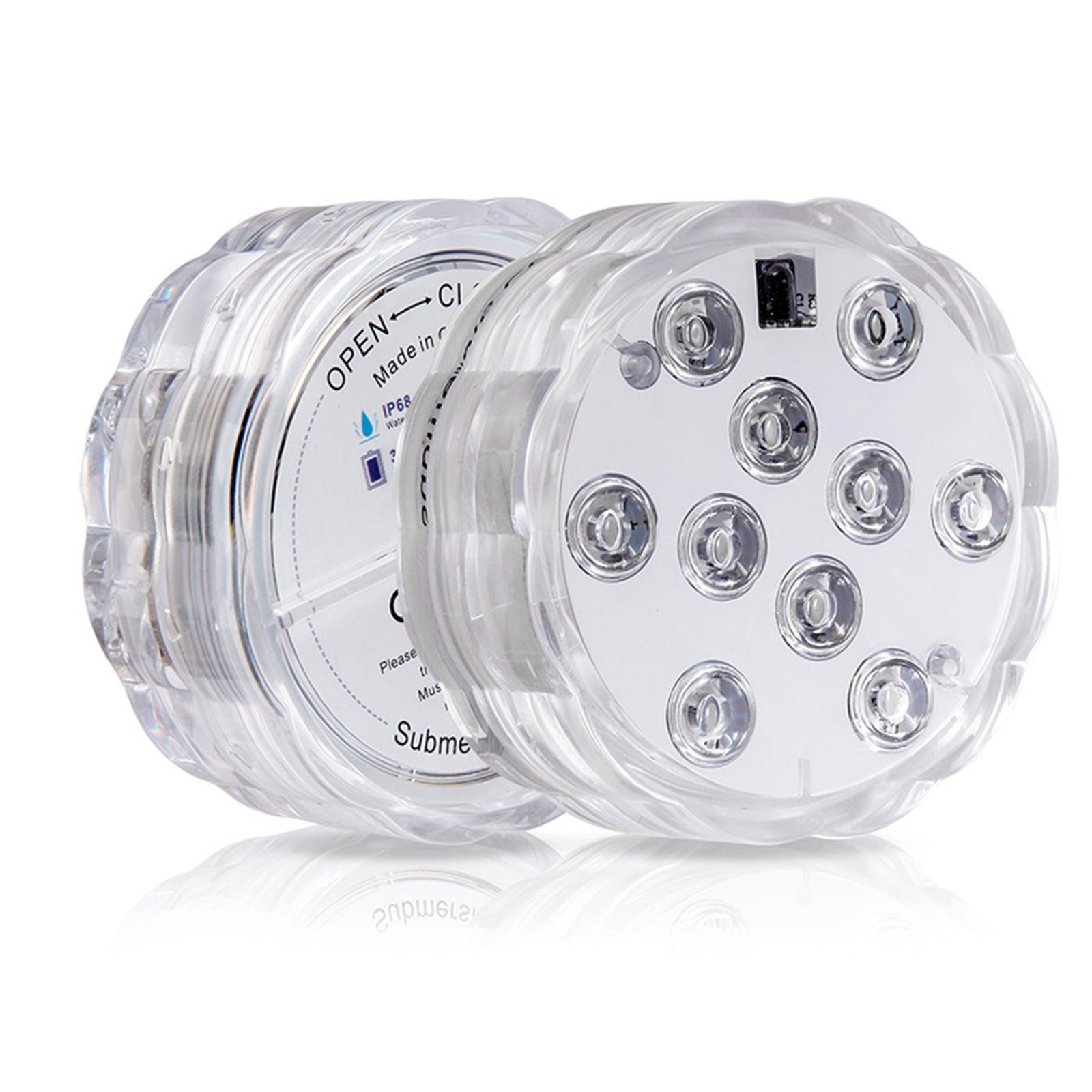 Set 4 Đèn Led Chìm Gắn Dưới Nước Có Điều Khiển Từ Xa Rgb 16 Màu